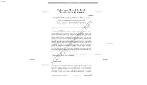 Fusion-based Methods for Result Diversification in Web Search